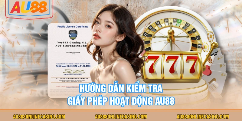 Hướng dẫn kiểm tra giấy phép hoạt động AU88